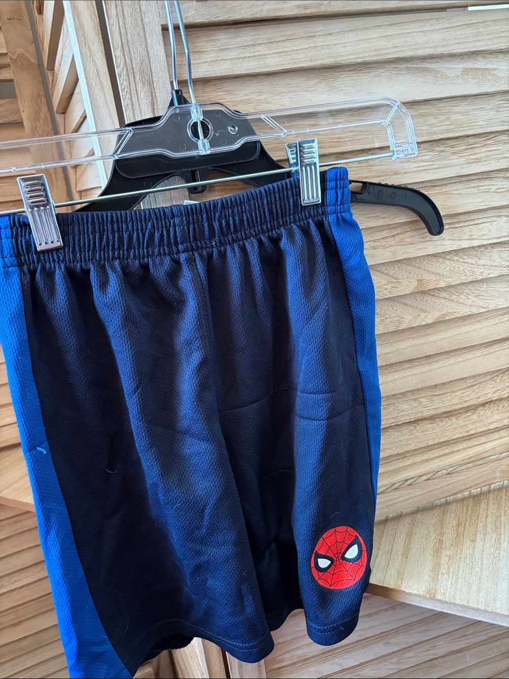 Marvel Navy & Royal Blue Spider-Man Athletic Shorts 7